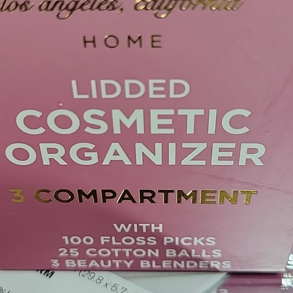 Juicy Couture Pink Cosmetic Organizer 3 Compartment NWT